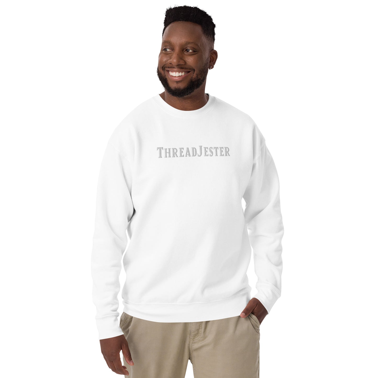 ThreadJester WHITE Sweatshirt