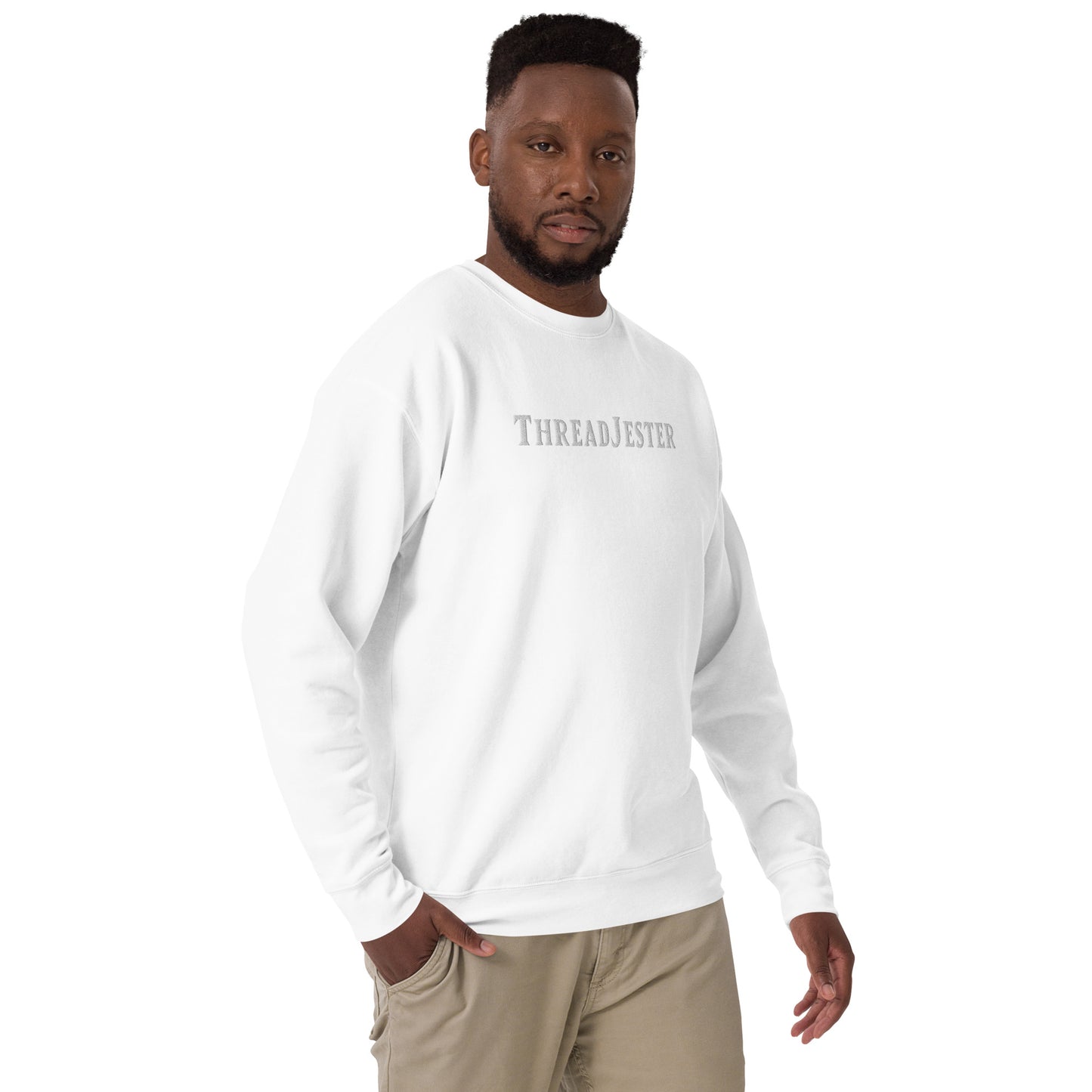 ThreadJester WHITE Sweatshirt