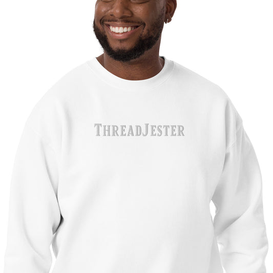 ThreadJester WHITE Sweatshirt